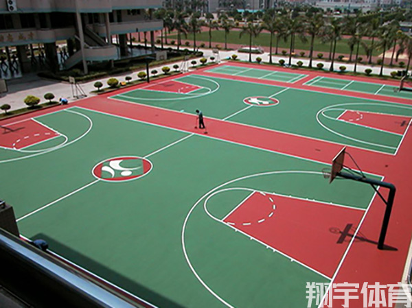 硅pu籃球場